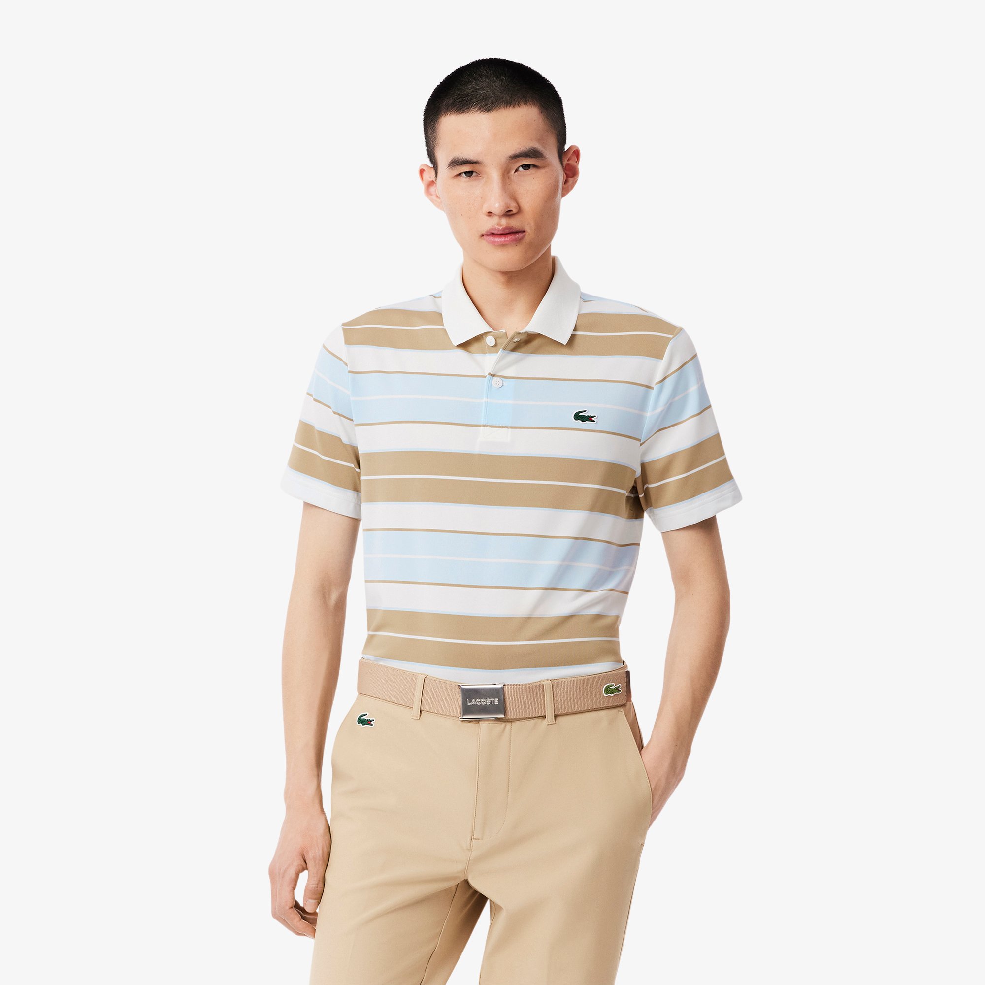 Áo Polo Golf Lacoste Nam Dáng Suông Chống Tia UV