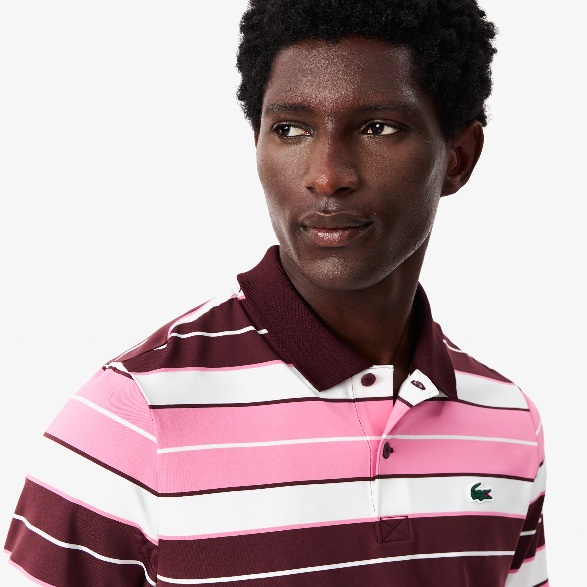 Áo Polo Golf Lacoste Nam Dáng Suông Chống Tia UV