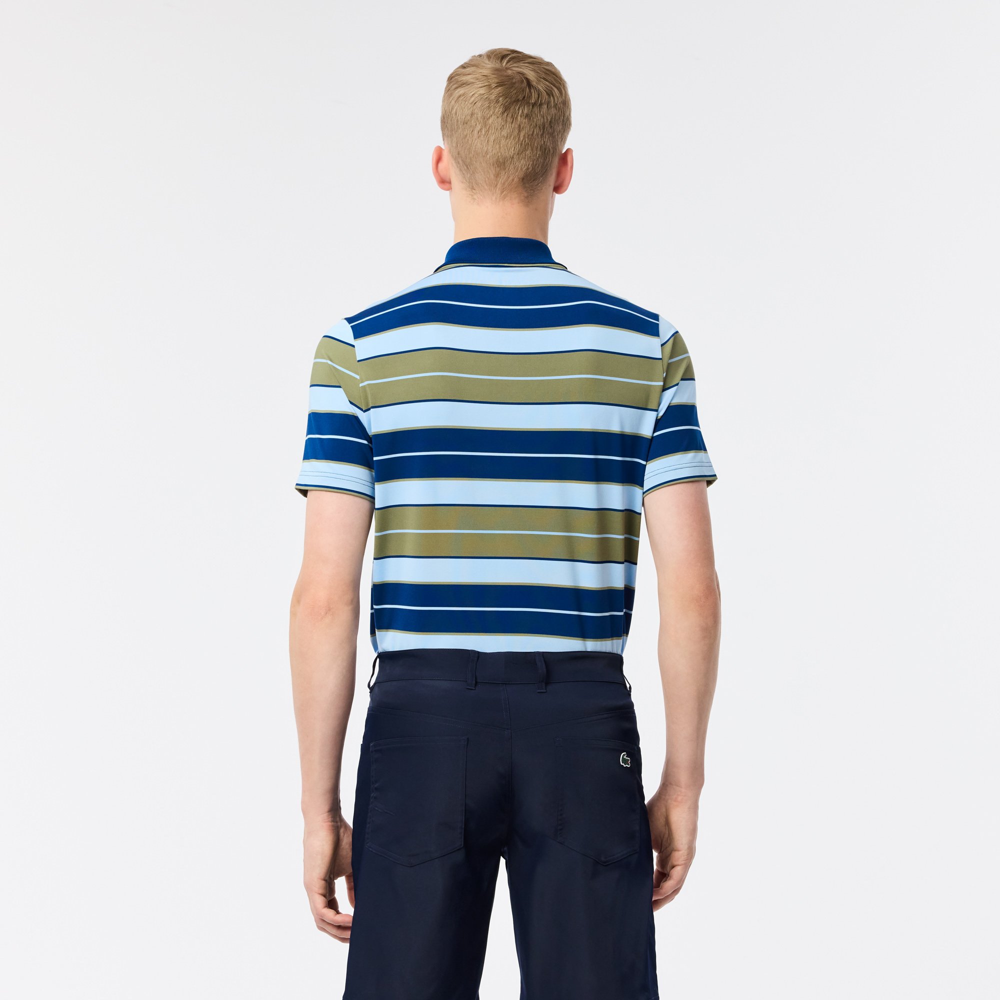 Áo Polo Golf Lacoste Nam Dáng Suông Chống Tia UV