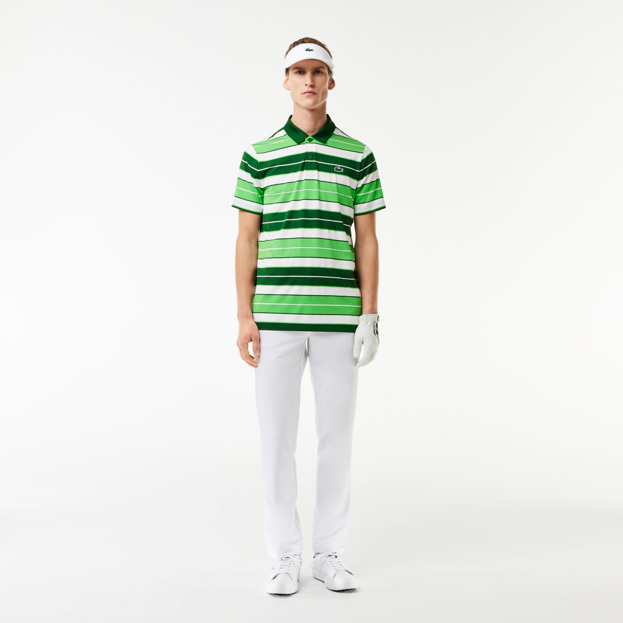 Áo Polo Golf Lacoste Nam Dáng Suông Chống Tia UV