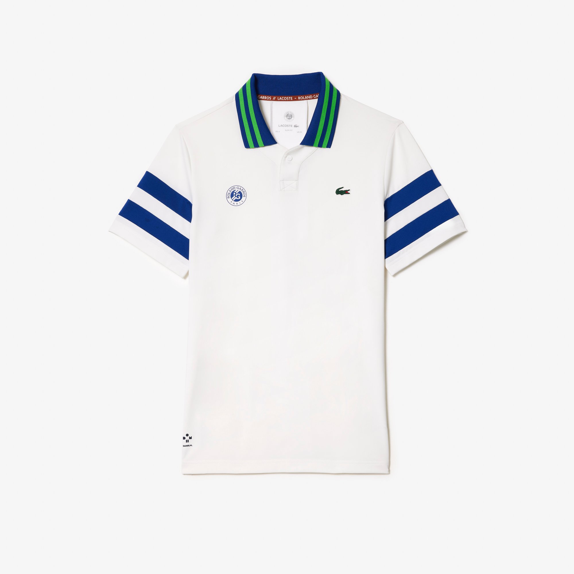 Áo Polo Tennis Lacoste Nam Roland Garros Ôm Dáng Phiên Bản Daniil Medvedev