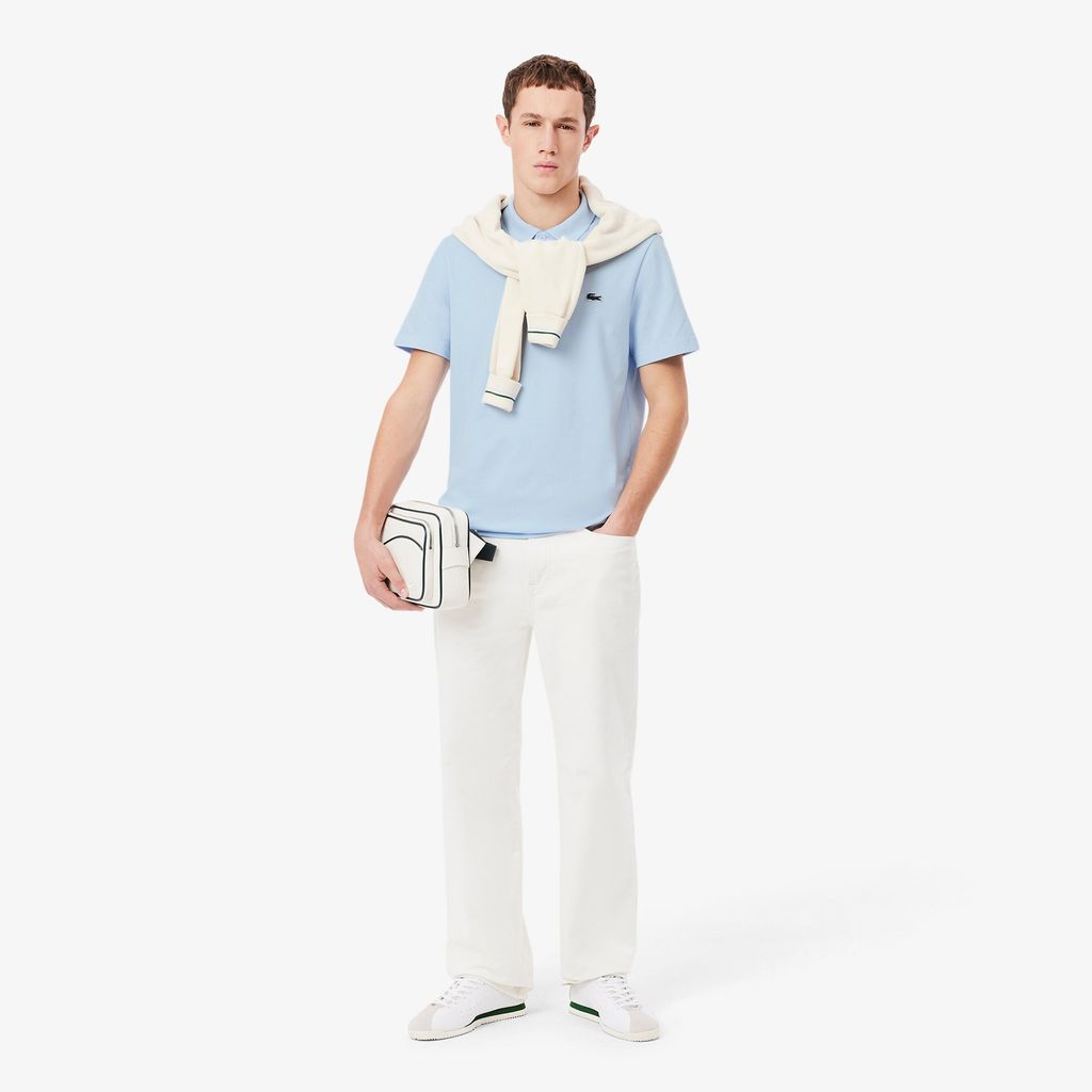 Áo Polo Lacoste Nam Dáng Suông Chất Liệu Cotton