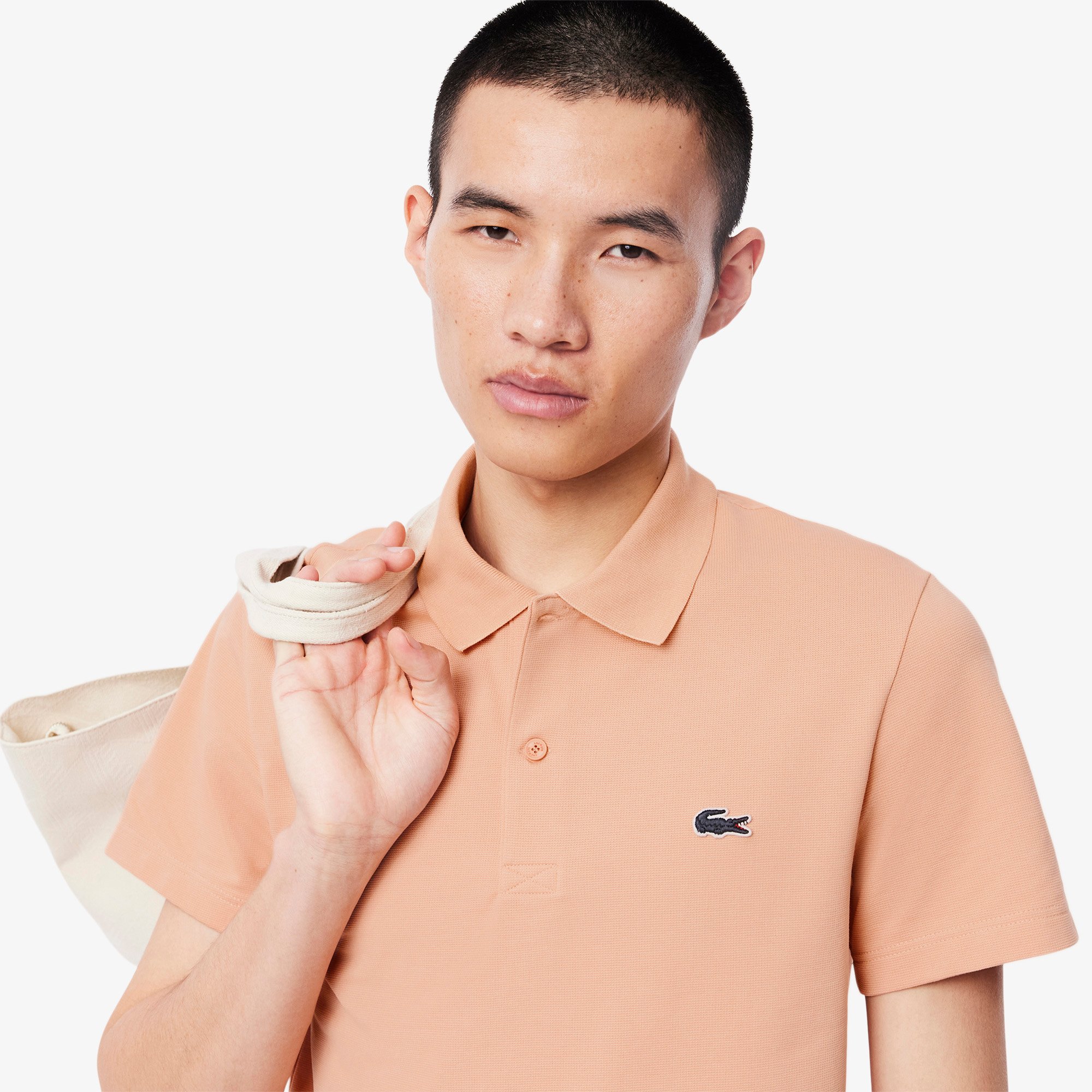 Áo Polo Lacoste Nam Dáng Suông Chất Liệu Cotton