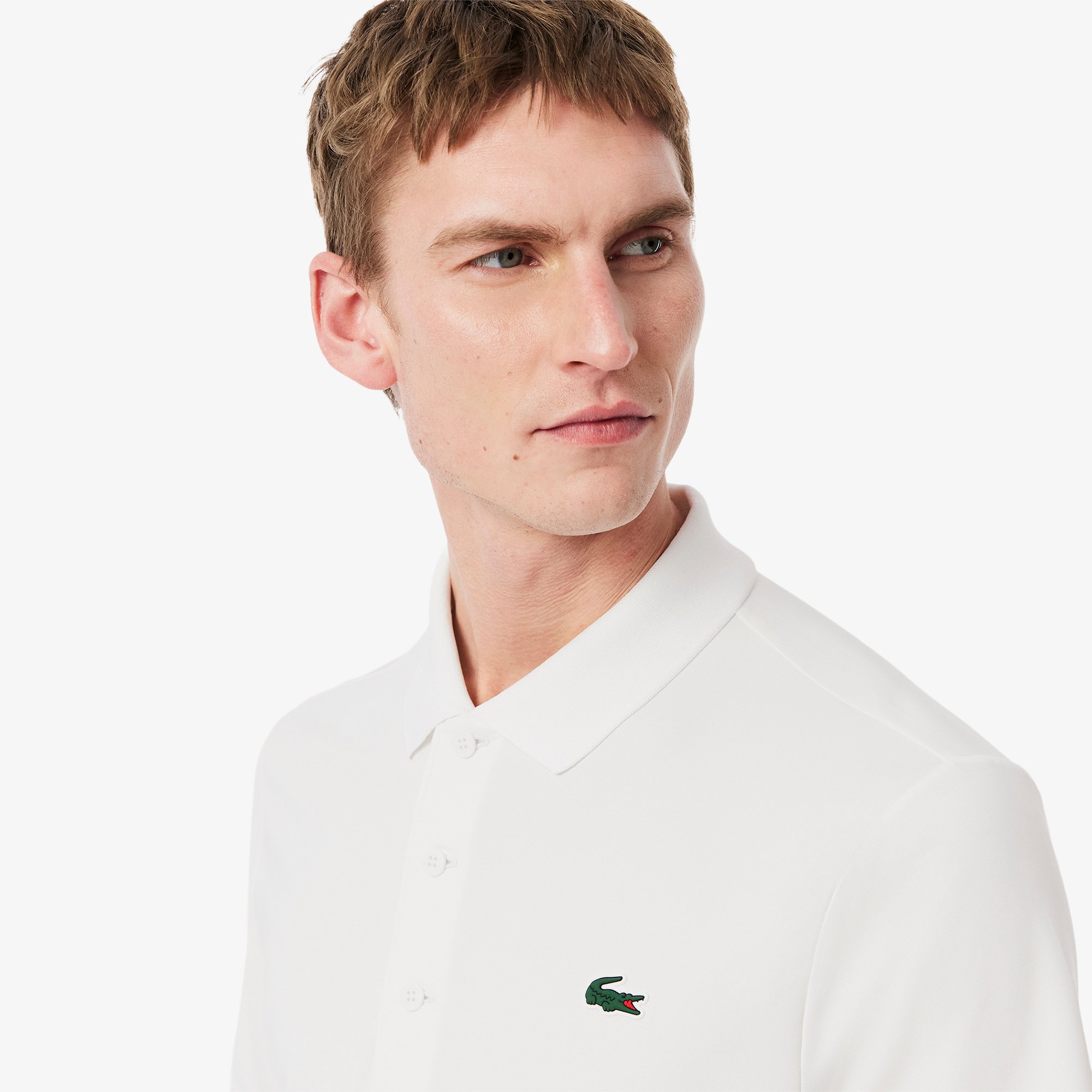 Áo Polo Golf Lacoste Nam Dáng Suông Chống Tia UV