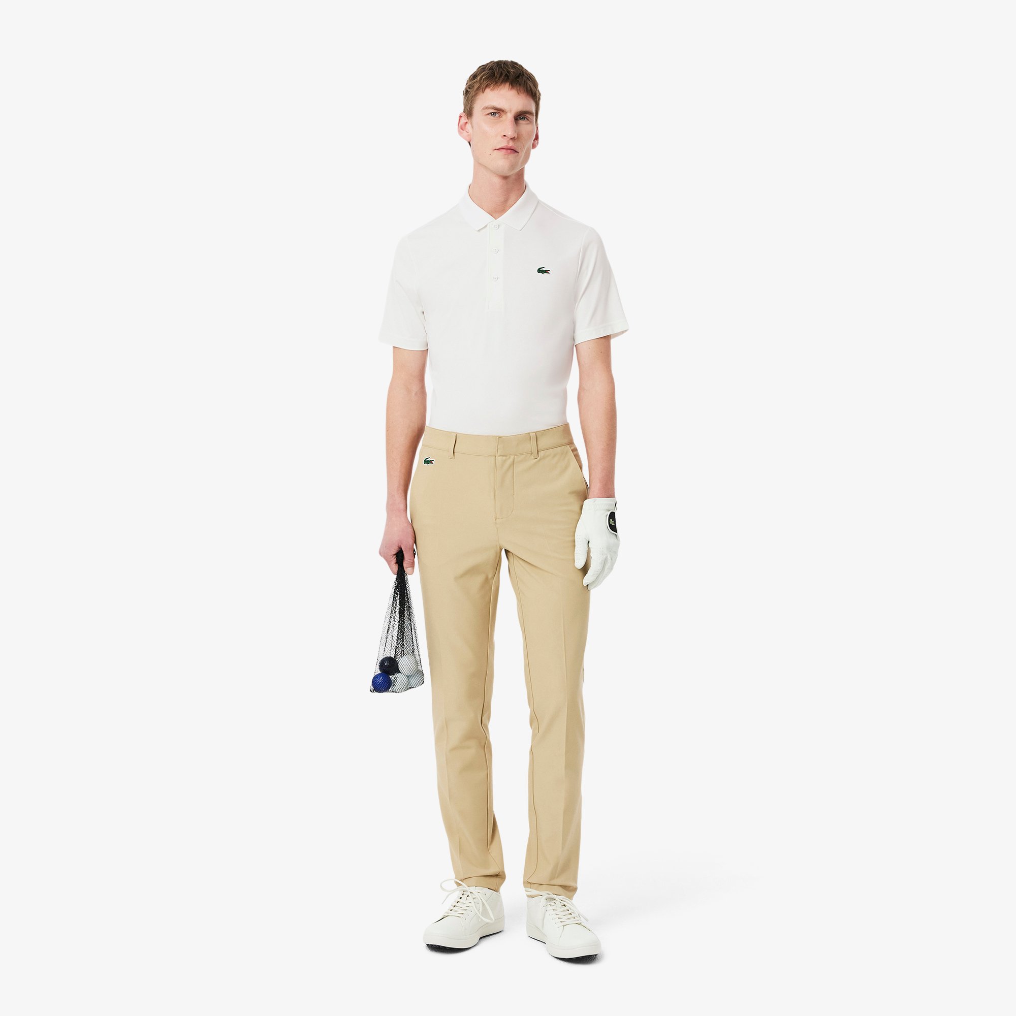 Áo Polo Golf Lacoste Nam Dáng Suông Chống Tia UV