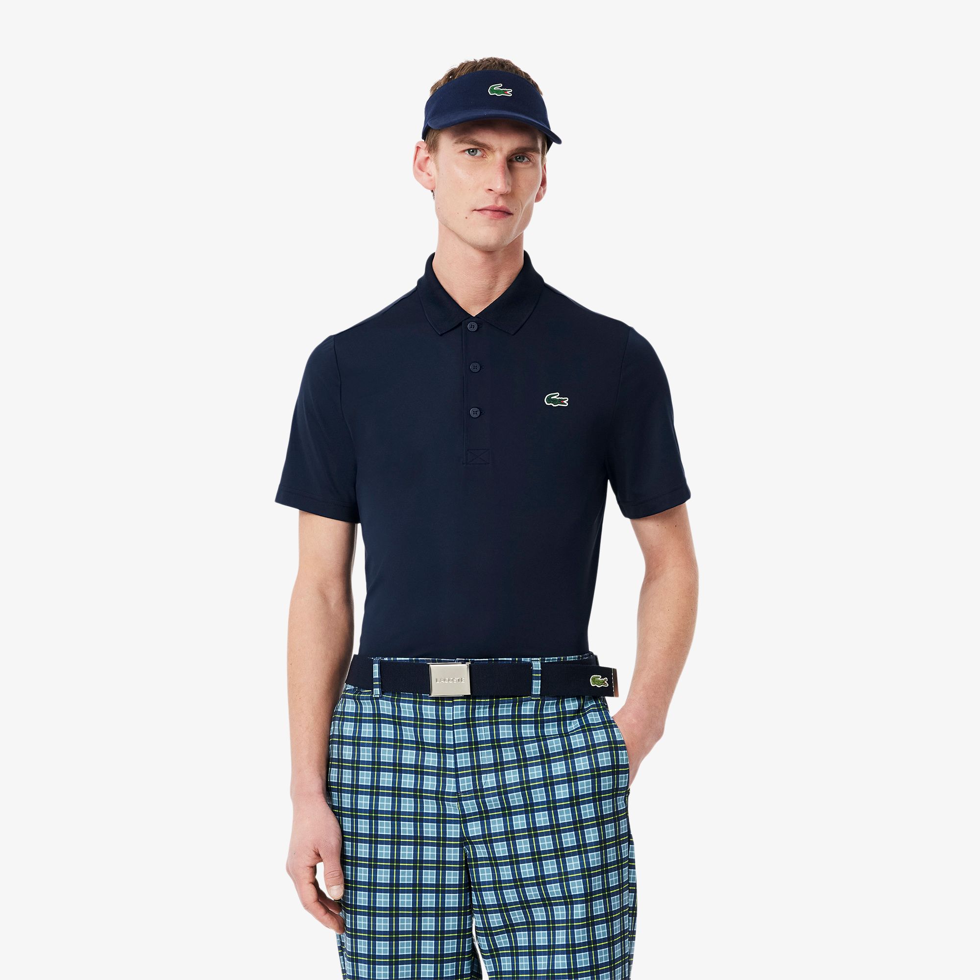 Áo Polo Golf Lacoste Nam Dáng Suông Chống Tia UV