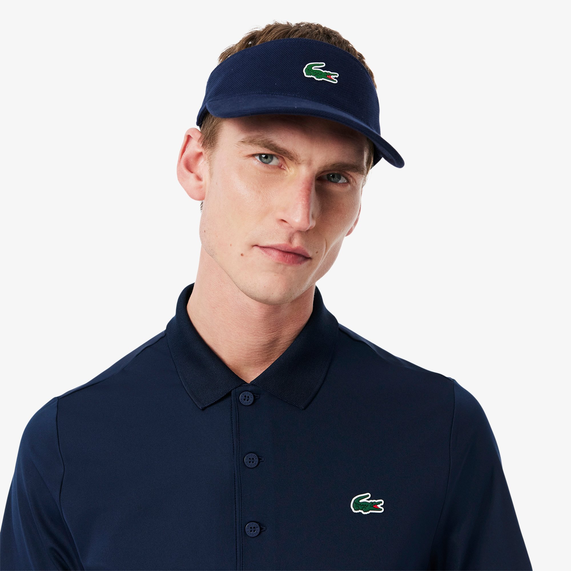 Áo Polo Golf Lacoste Nam Dáng Suông Chống Tia UV