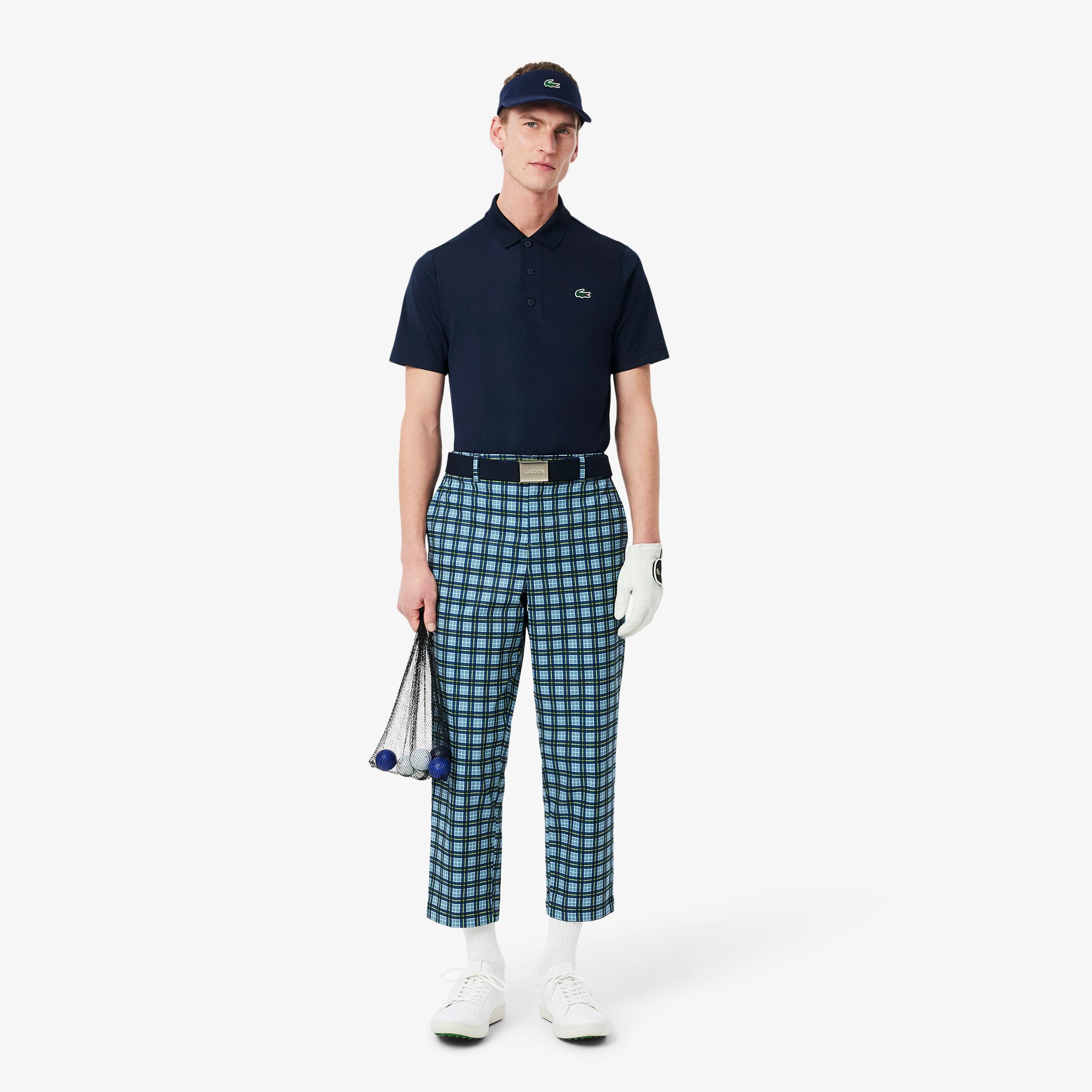 Áo Polo Golf Lacoste Nam Dáng Suông Chống Tia UV