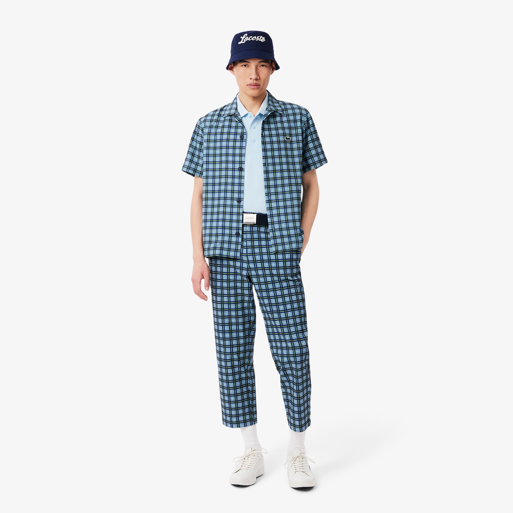 Áo Polo Golf Lacoste Nam Dáng Suông Chống Tia UV