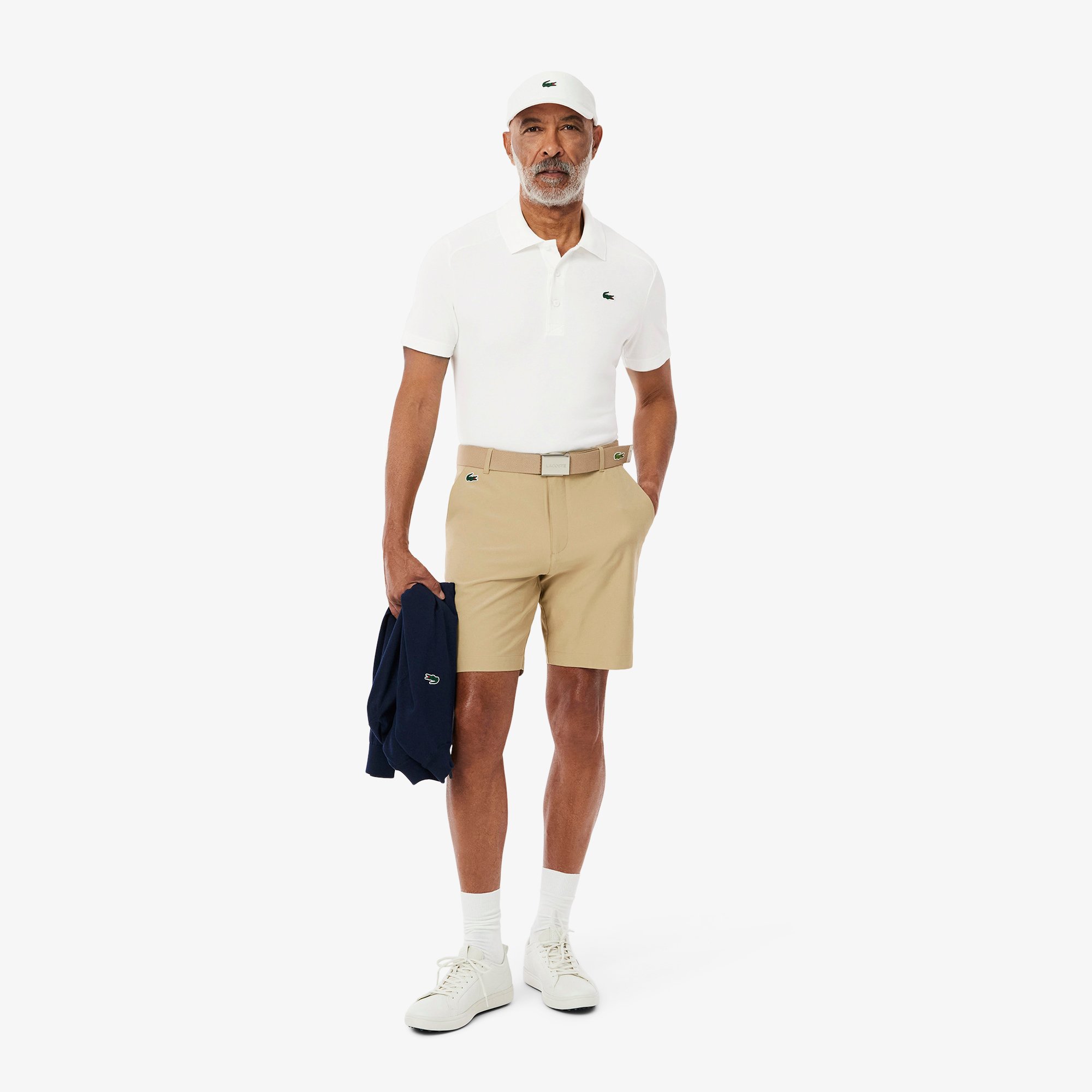 Áo Polo Golf Lacoste Nam Chất Liệu Petit Piques Chống Tia UV