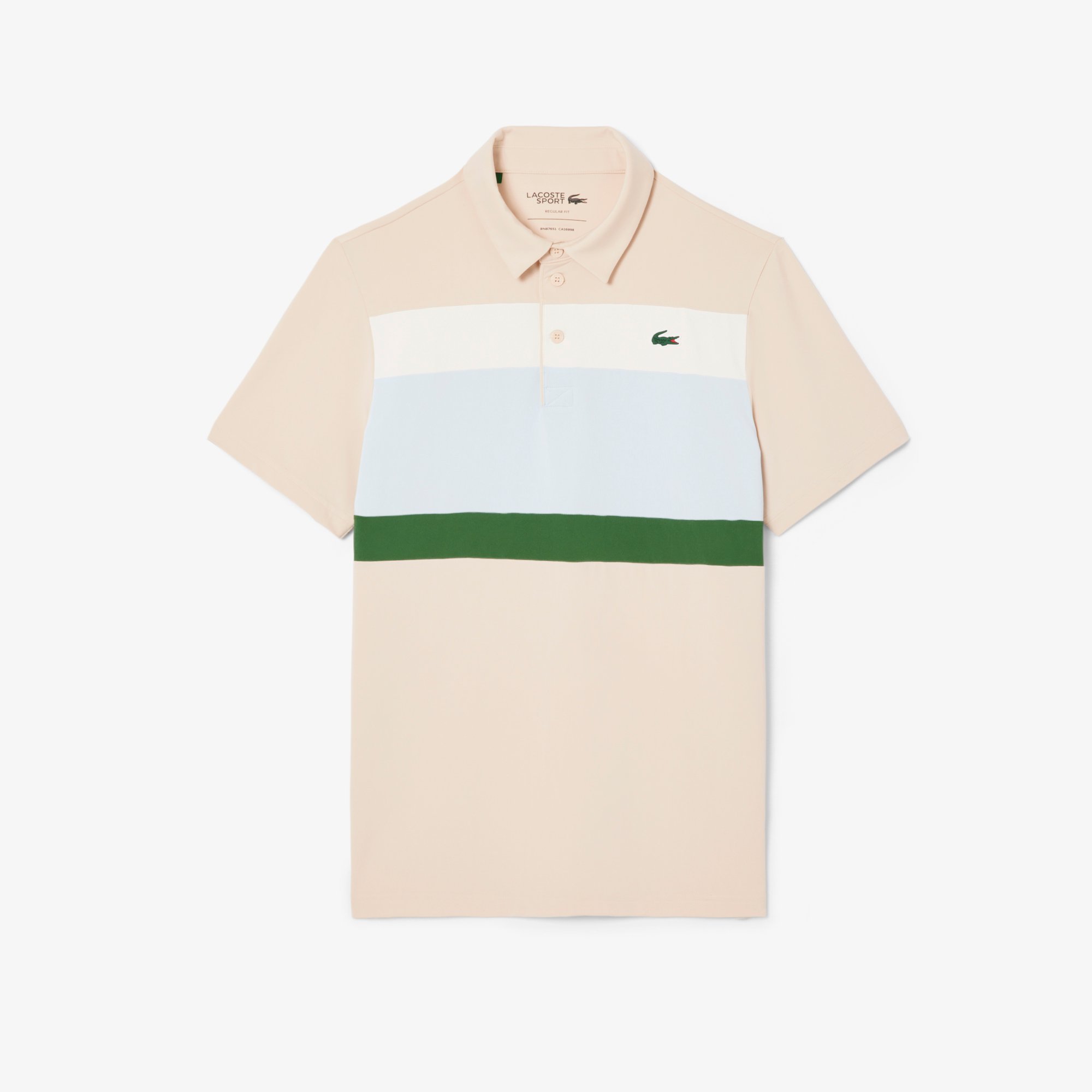 Áo Polo Golf Lacoste Nam Dáng Suông Phối Màu