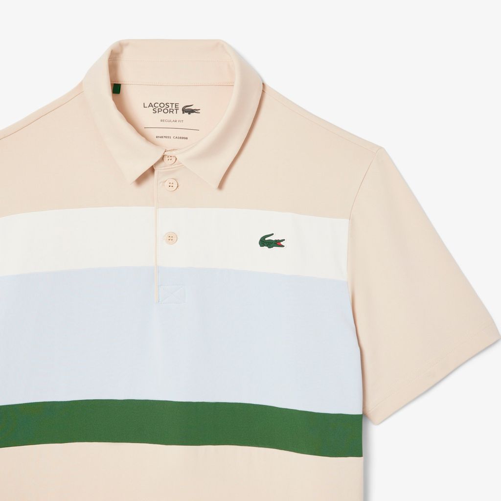 Áo Polo Golf Lacoste Nam Dáng Suông Phối Màu