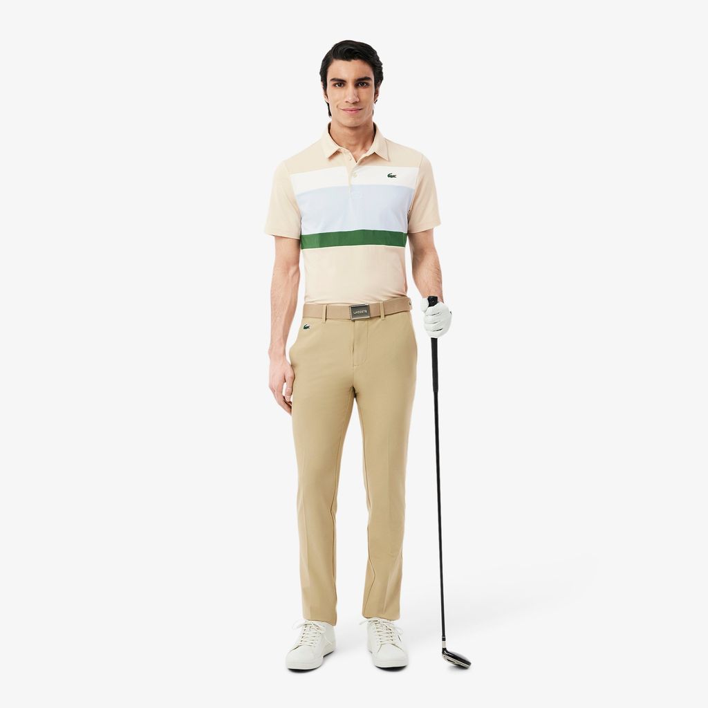 Áo Polo Golf Lacoste Nam Dáng Suông Phối Màu