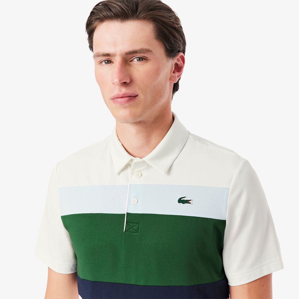 Áo Polo Golf Lacoste Nam Dáng Suông Phối Màu