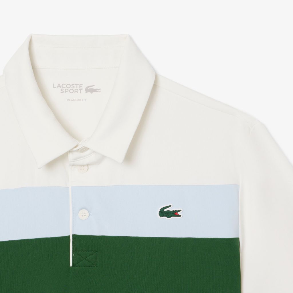 Áo Polo Golf Lacoste Nam Dáng Suông Phối Màu