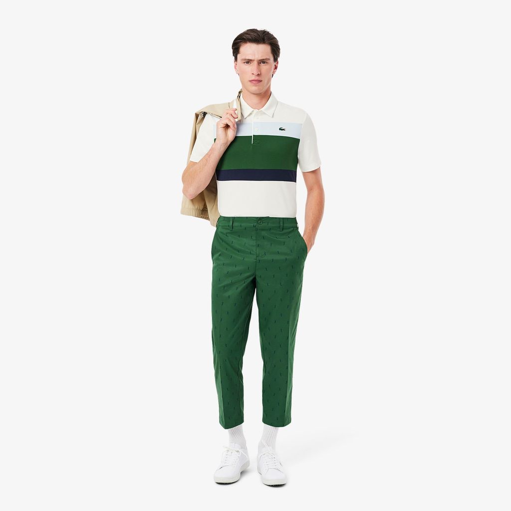 Áo Polo Golf Lacoste Nam Dáng Suông Phối Màu
