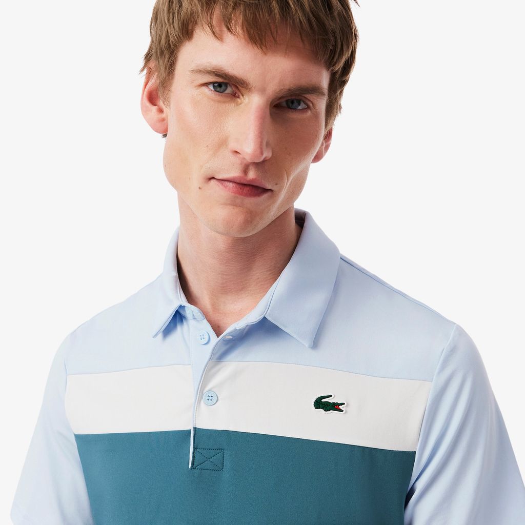 Áo Polo Golf Lacoste Nam Dáng Suông Phối Màu