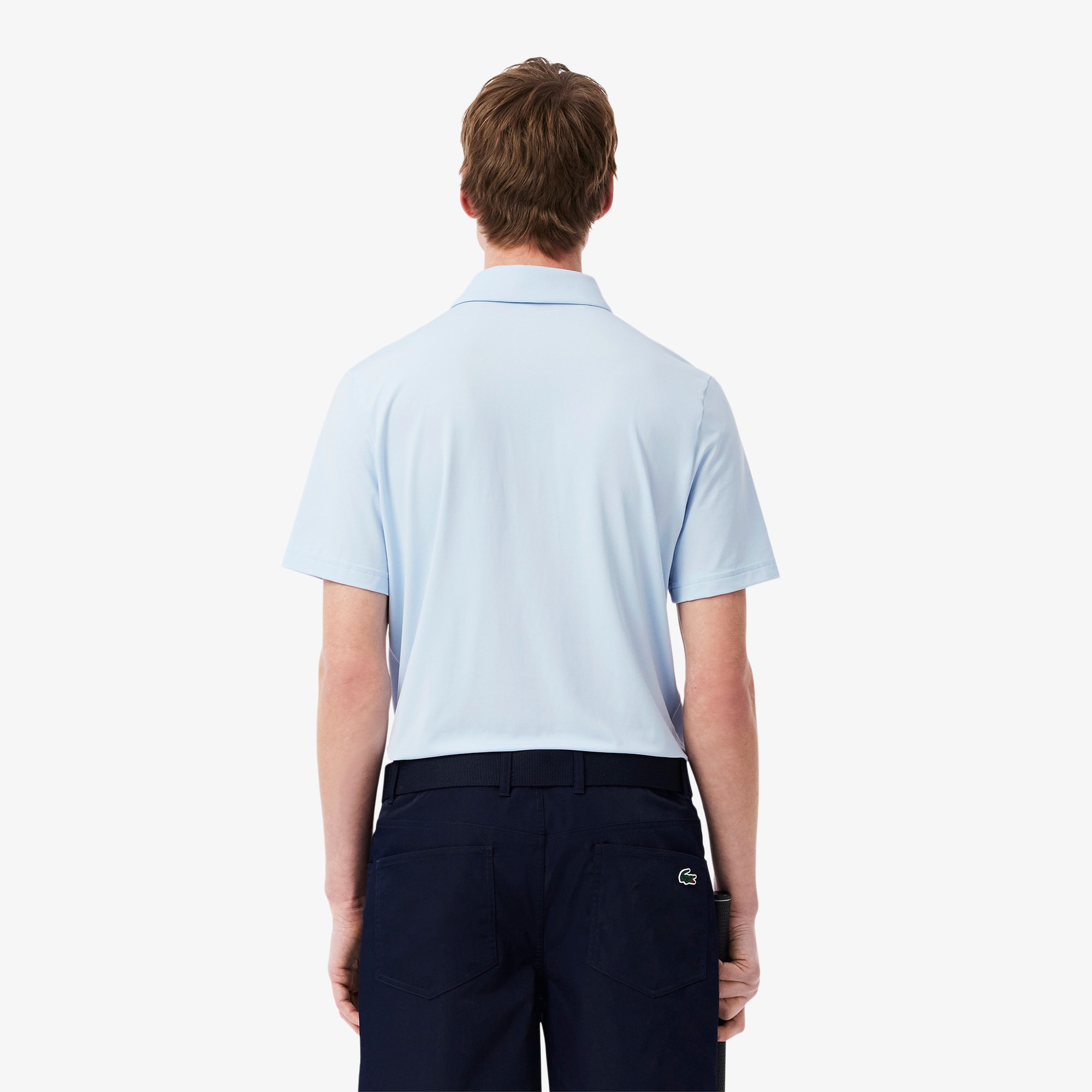 Áo Polo Golf Lacoste Nam Dáng Suông Phối Màu