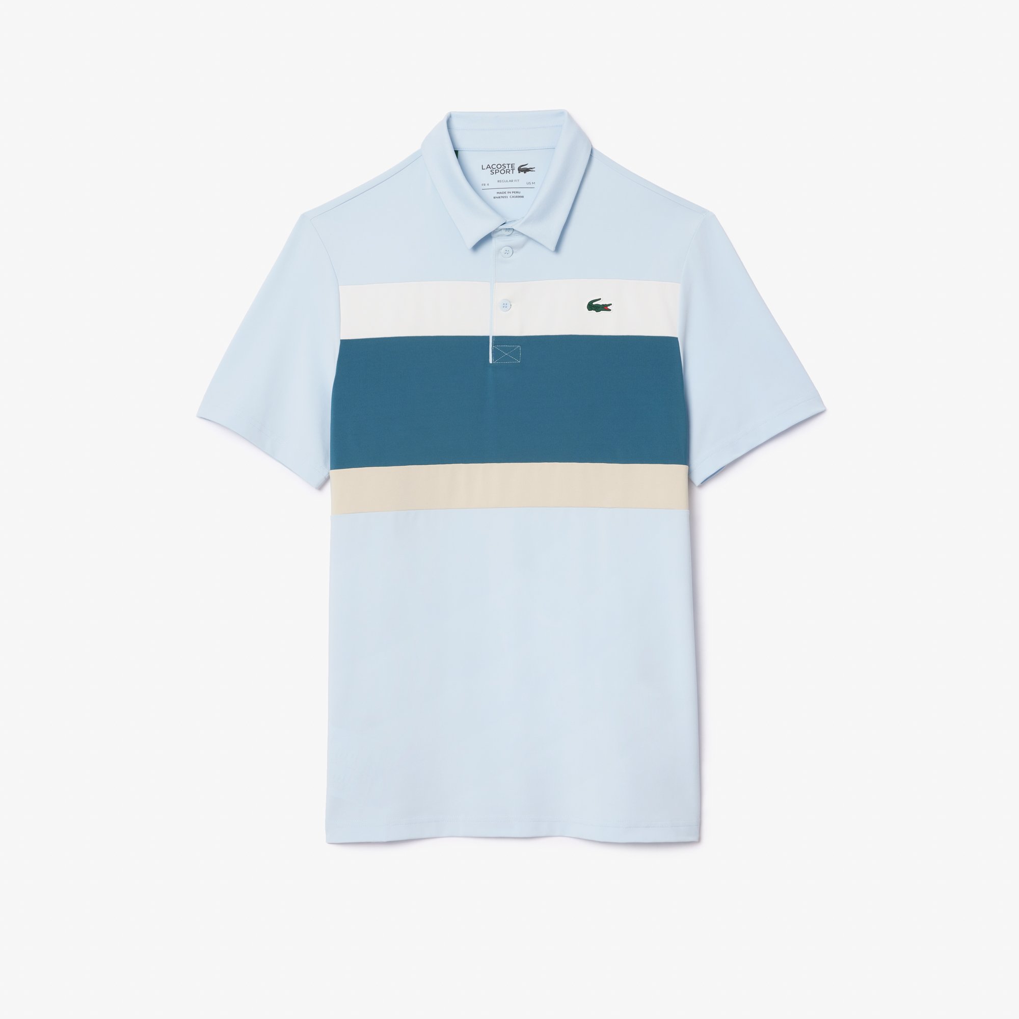 Áo Polo Golf Lacoste Nam Dáng Suông Phối Màu