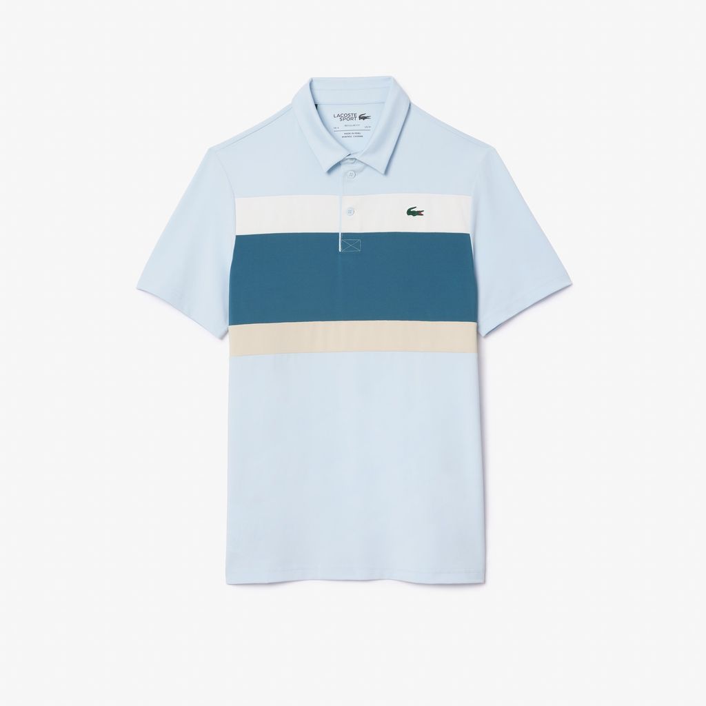 Áo Polo Golf Lacoste Nam Dáng Suông Phối Màu