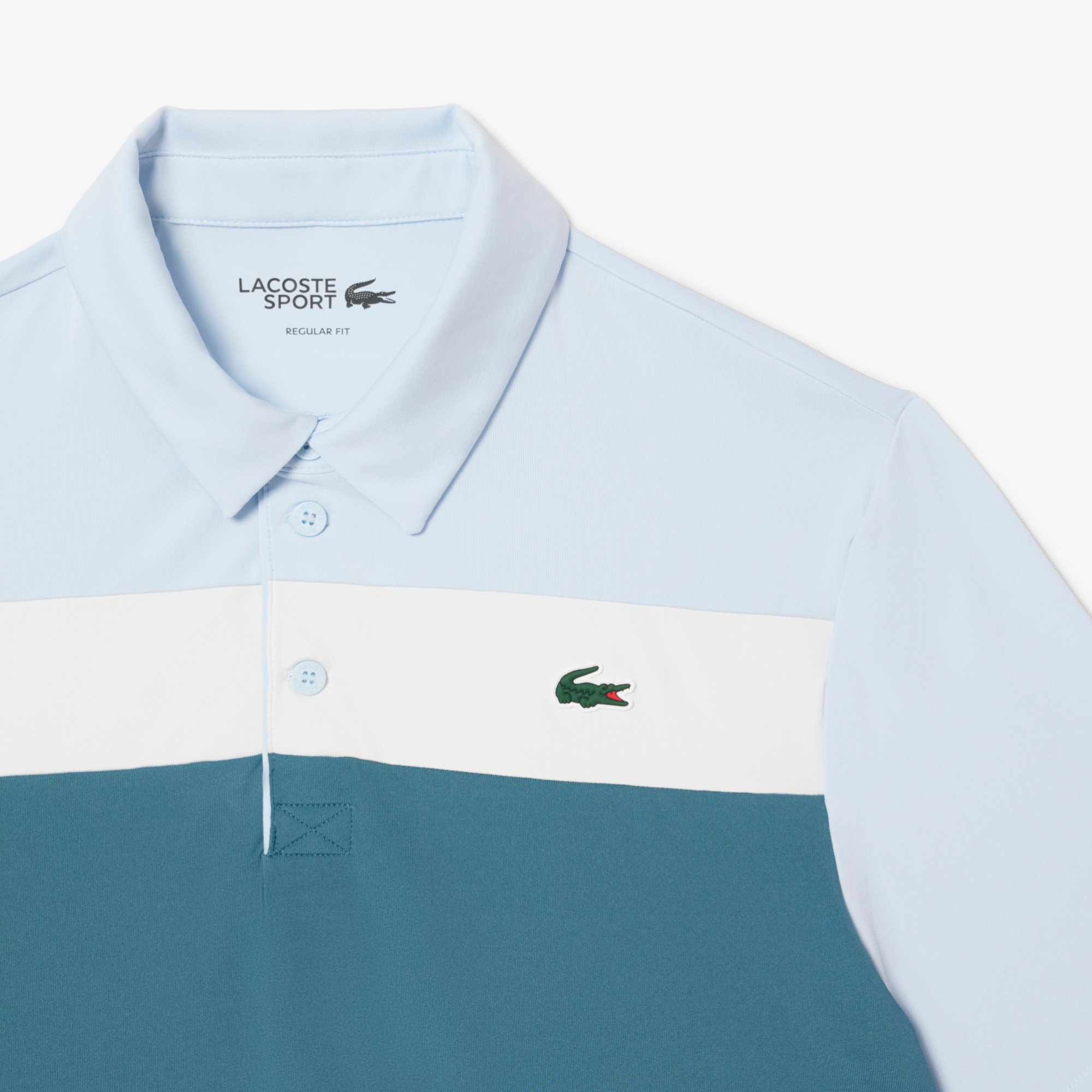 Áo Polo Golf Lacoste Nam Dáng Suông Phối Màu