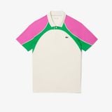 Áo Polo Tennis Lacoste Nam Công Nghệ Ultra Dry Họa Tiết Phối Màu