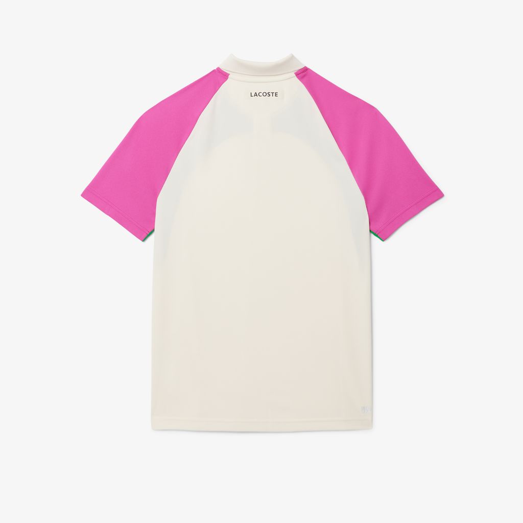 Áo Polo Tennis Lacoste Nam Công Nghệ Ultra Dry Họa Tiết Phối Màu
