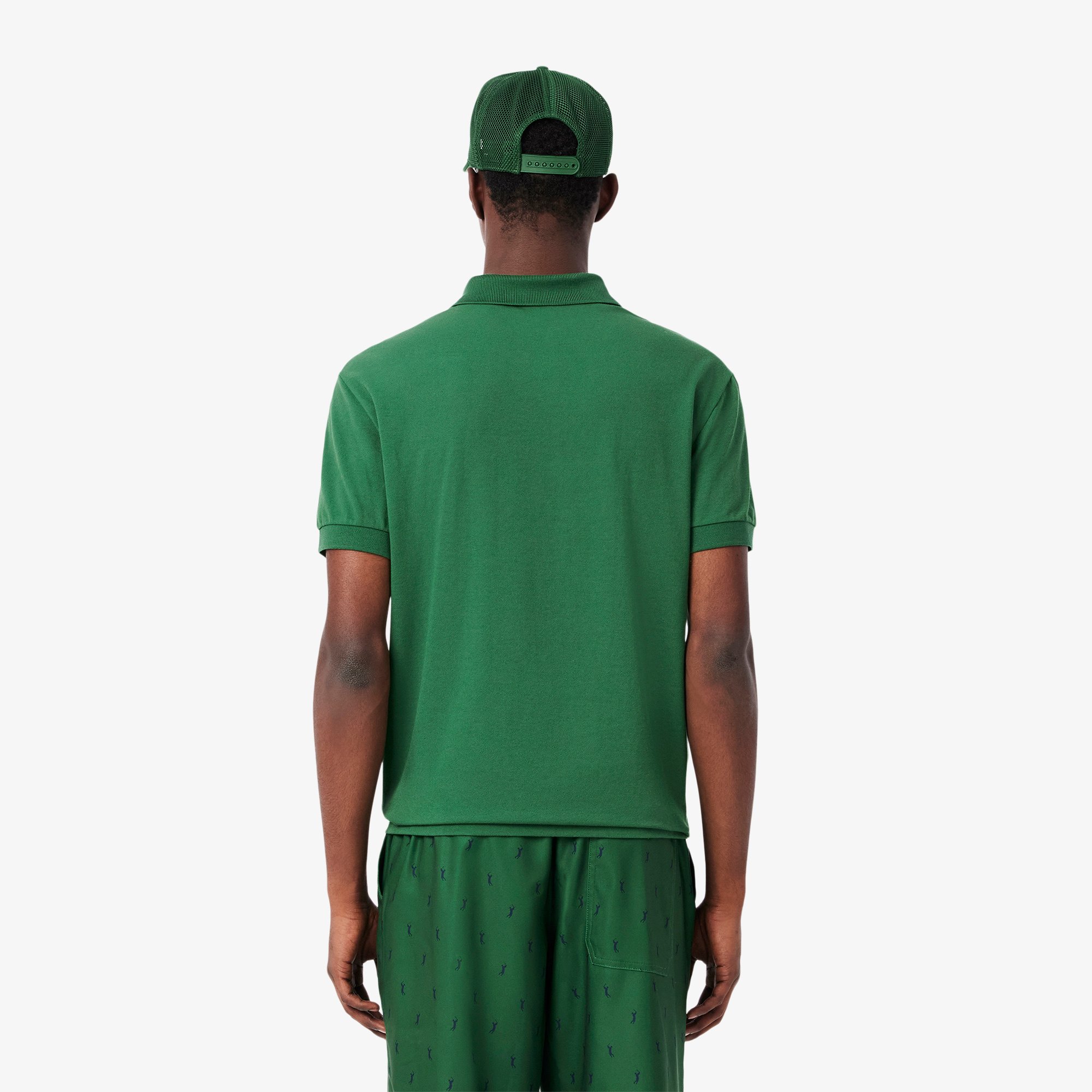 Áo Polo Golf Lacoste Nam Chất Liệu Mini-Piqué Dáng Rộng