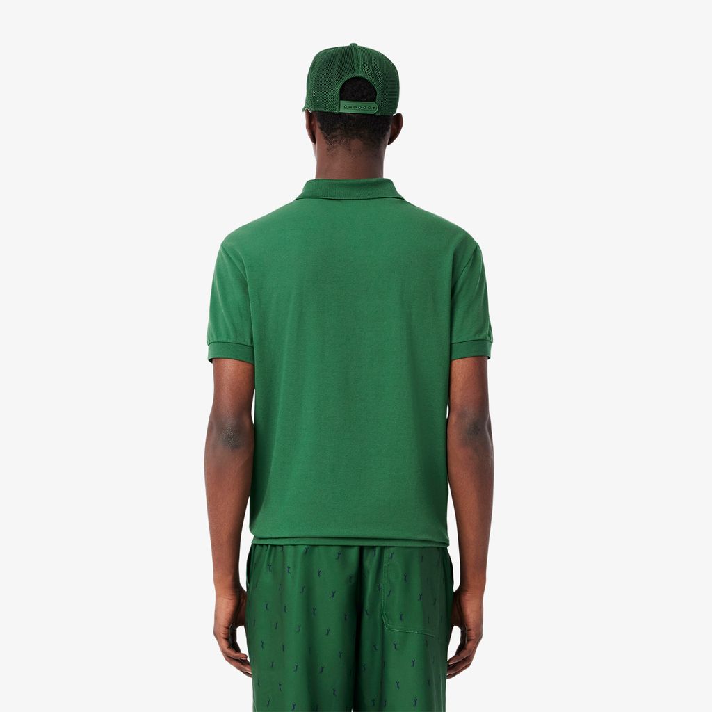 Áo Polo Golf Lacoste Nam Chất Liệu Mini-Piqué Dáng Rộng