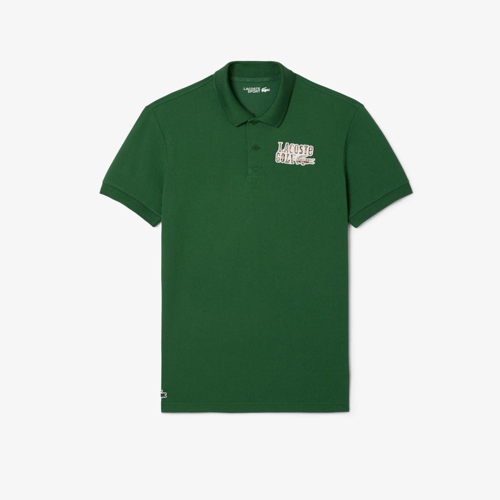 Áo Polo Golf Lacoste Nam Chất Liệu Mini-Piqué Dáng Rộng