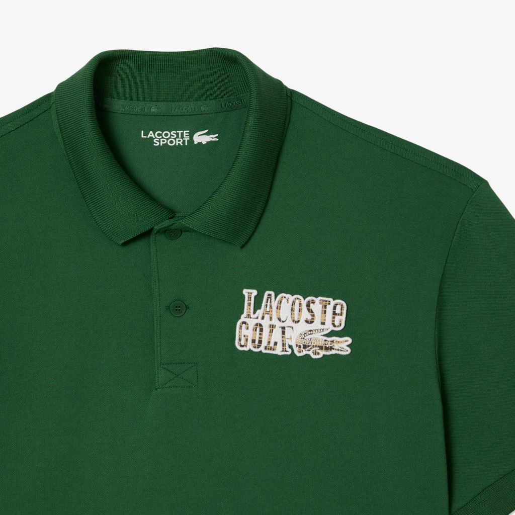 Áo Polo Golf Lacoste Nam Chất Liệu Mini-Piqué Dáng Rộng