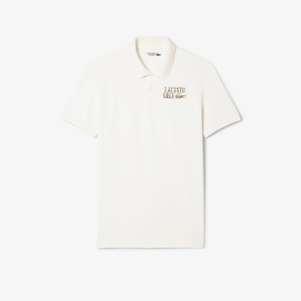 Áo Polo Golf Lacoste Nam Chất Liệu Mini-Piqué Dáng Rộng