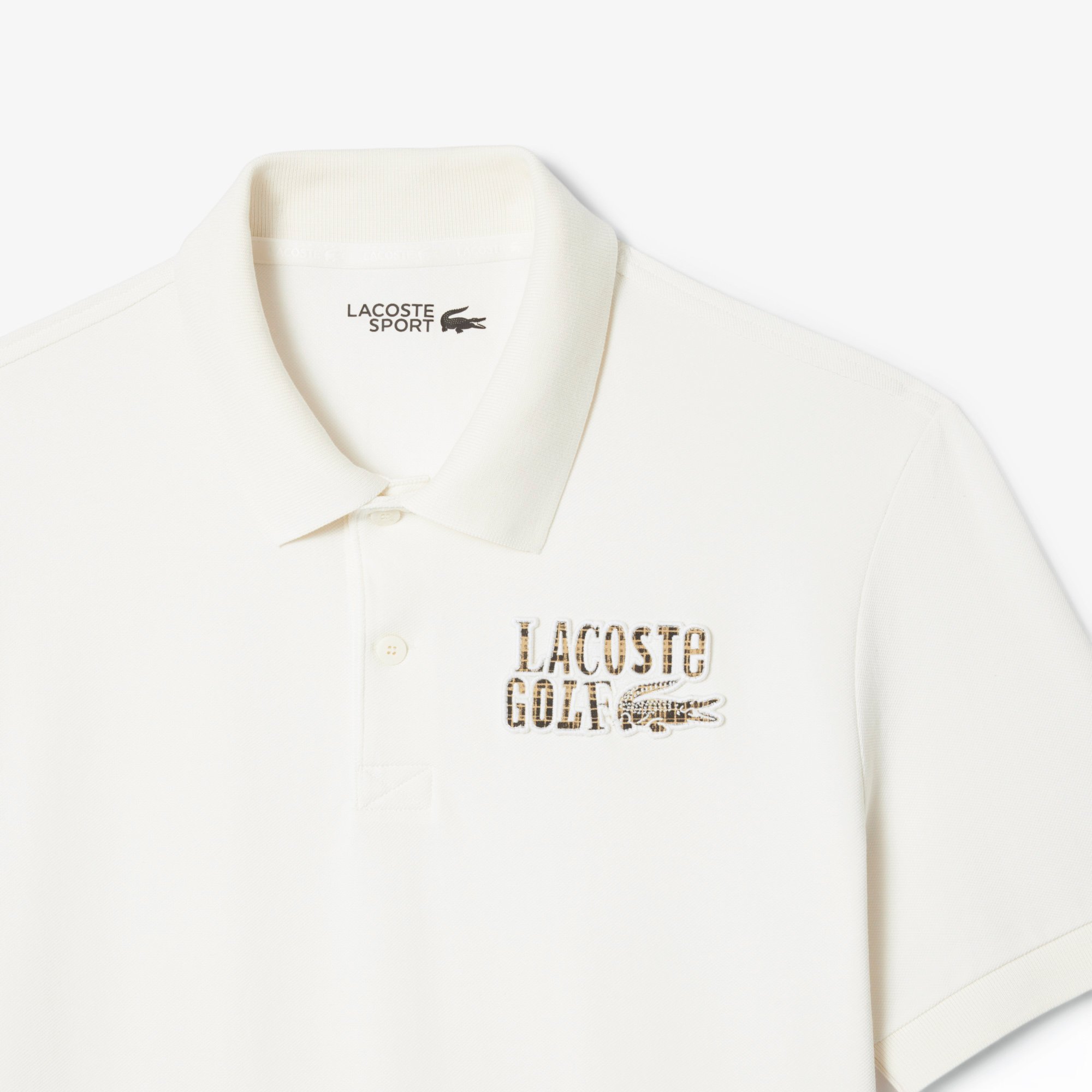 Áo Polo Golf Lacoste Nam Chất Liệu Mini-Piqué Dáng Rộng