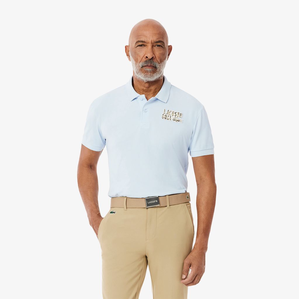 Áo Polo Golf Lacoste Nam Chất Liệu Mini-Piqué Dáng Rộng