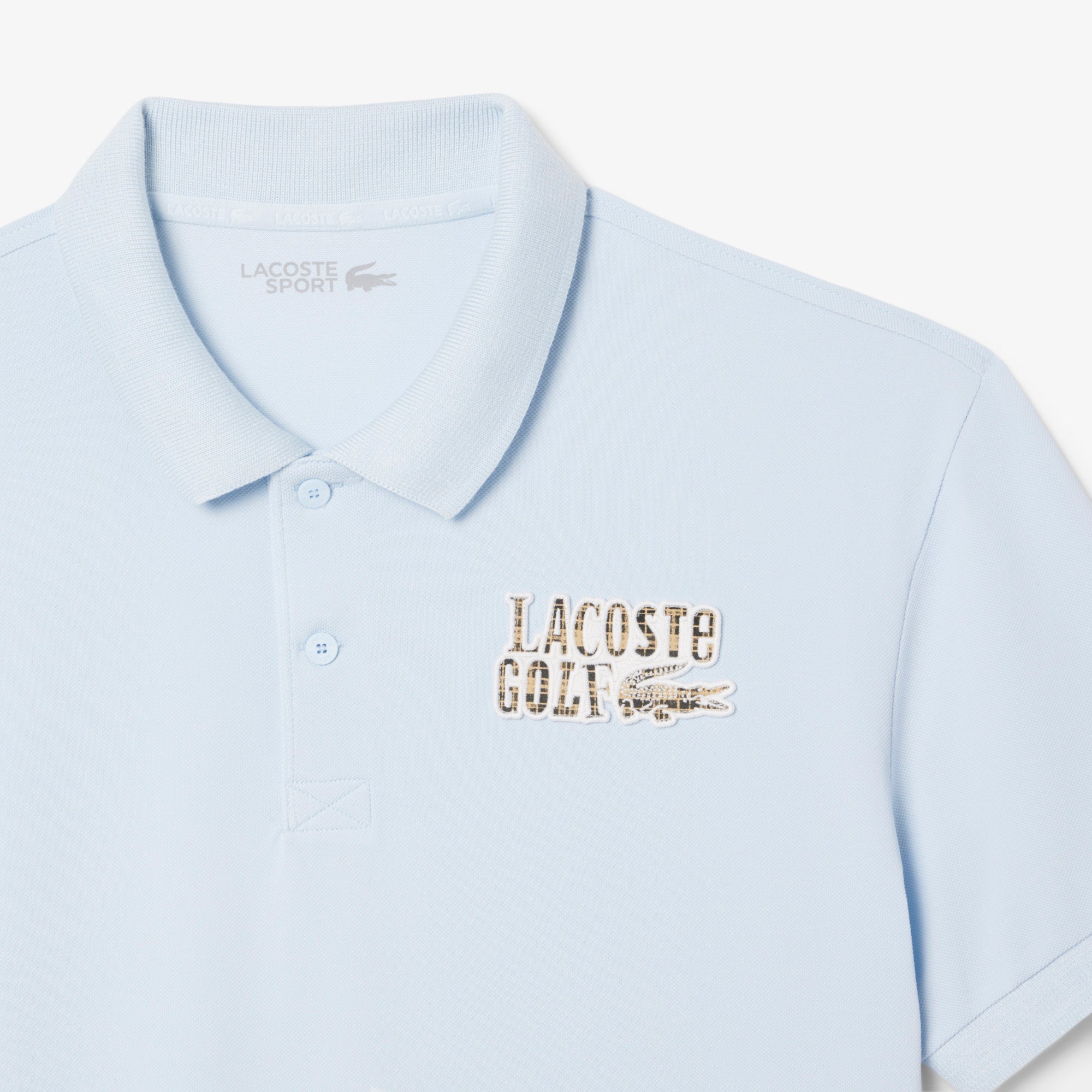 Áo Polo Golf Lacoste Nam Chất Liệu Mini-Piqué Dáng Rộng