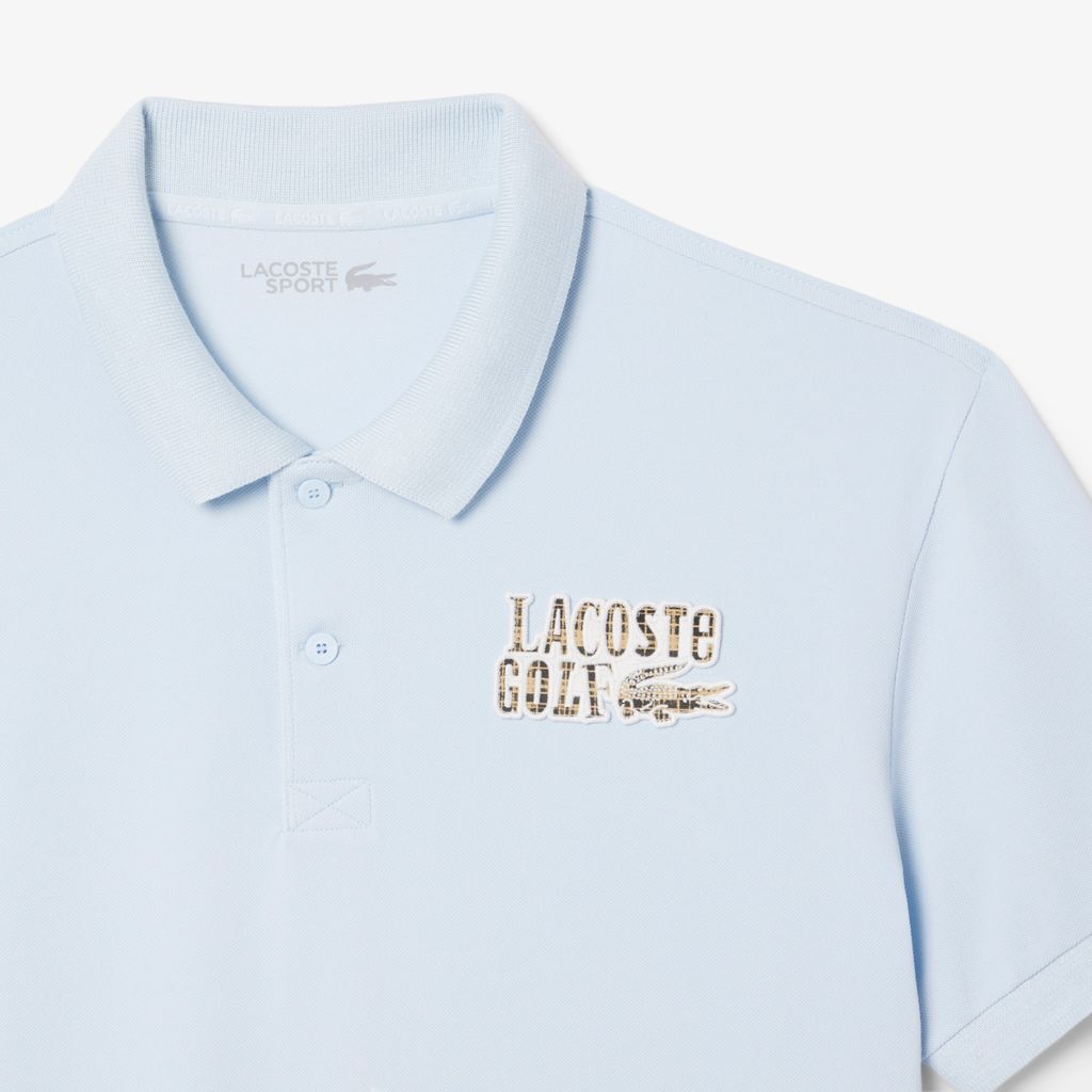 Áo Polo Golf Lacoste Nam Chất Liệu Mini-Piqué Dáng Rộng
