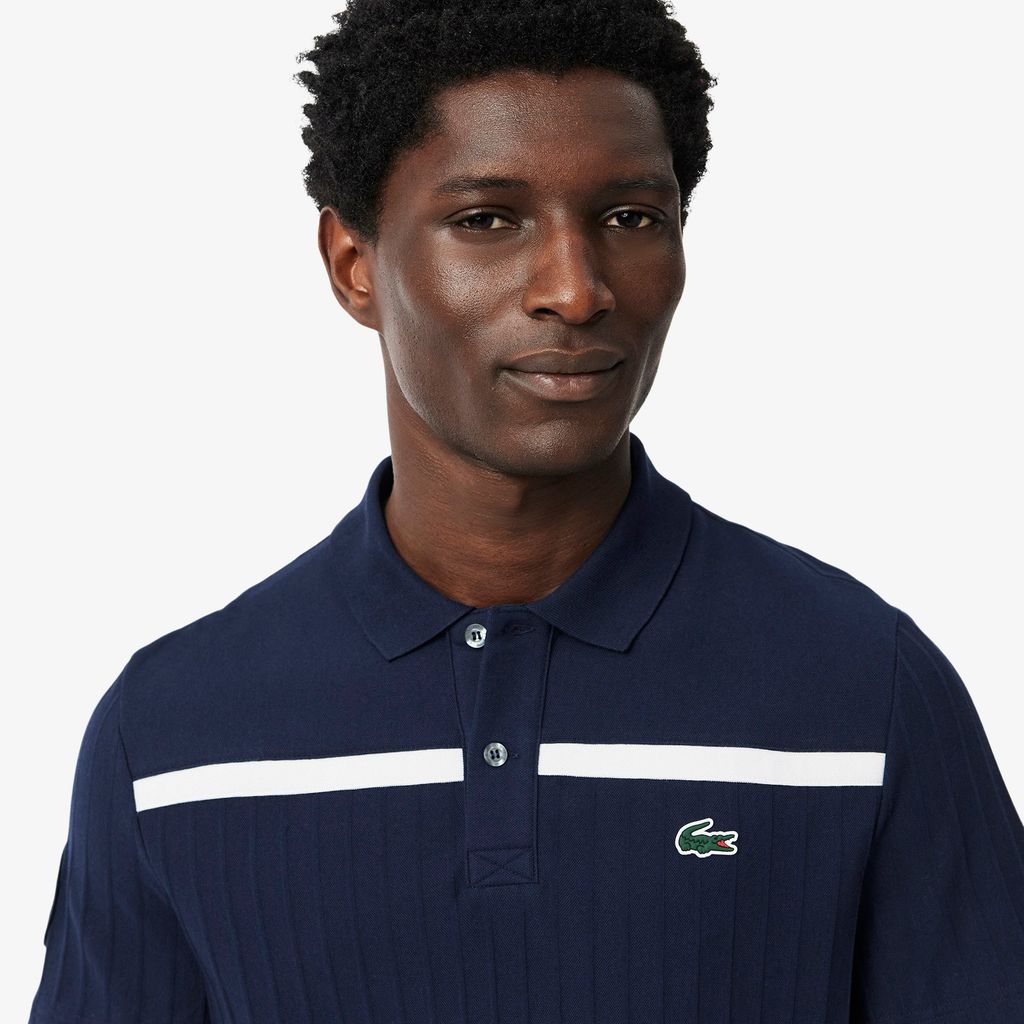 Áo Polo Tennis Lacoste Nam Heritage Công Nghệ Ultra Dry Có Thương Hiệu Nổi Bật