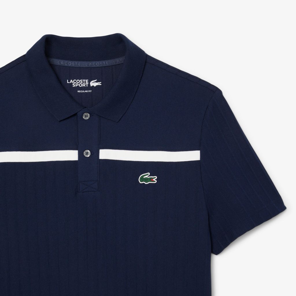 Áo Polo Tennis Lacoste Nam Heritage Công Nghệ Ultra Dry Có Thương Hiệu Nổi Bật