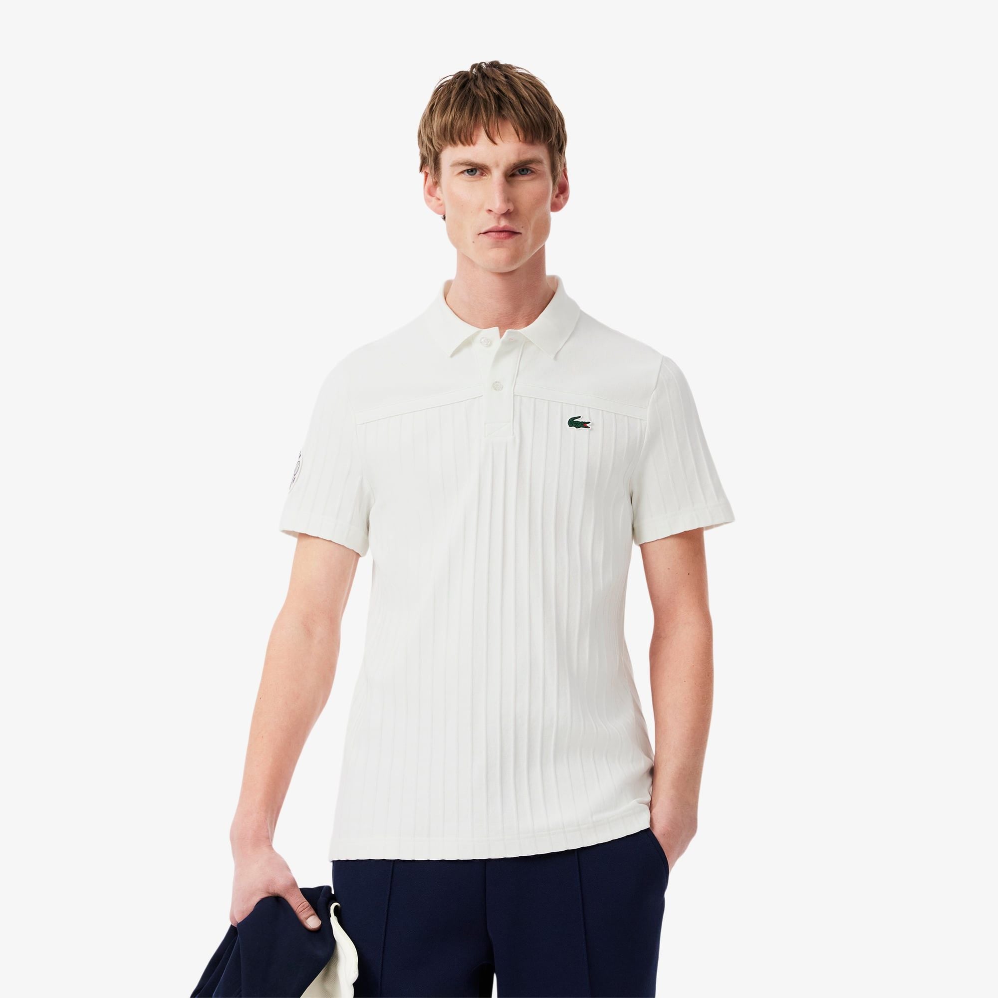 Áo Polo Tennis Lacoste Nam Heritage Dáng Suông Công Nghệ Ultra Dry