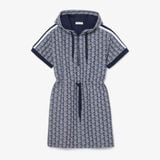 Đầm Hoodie Lacoste Nữ Chất Liệu Jacquard Họa Tiết Monogram