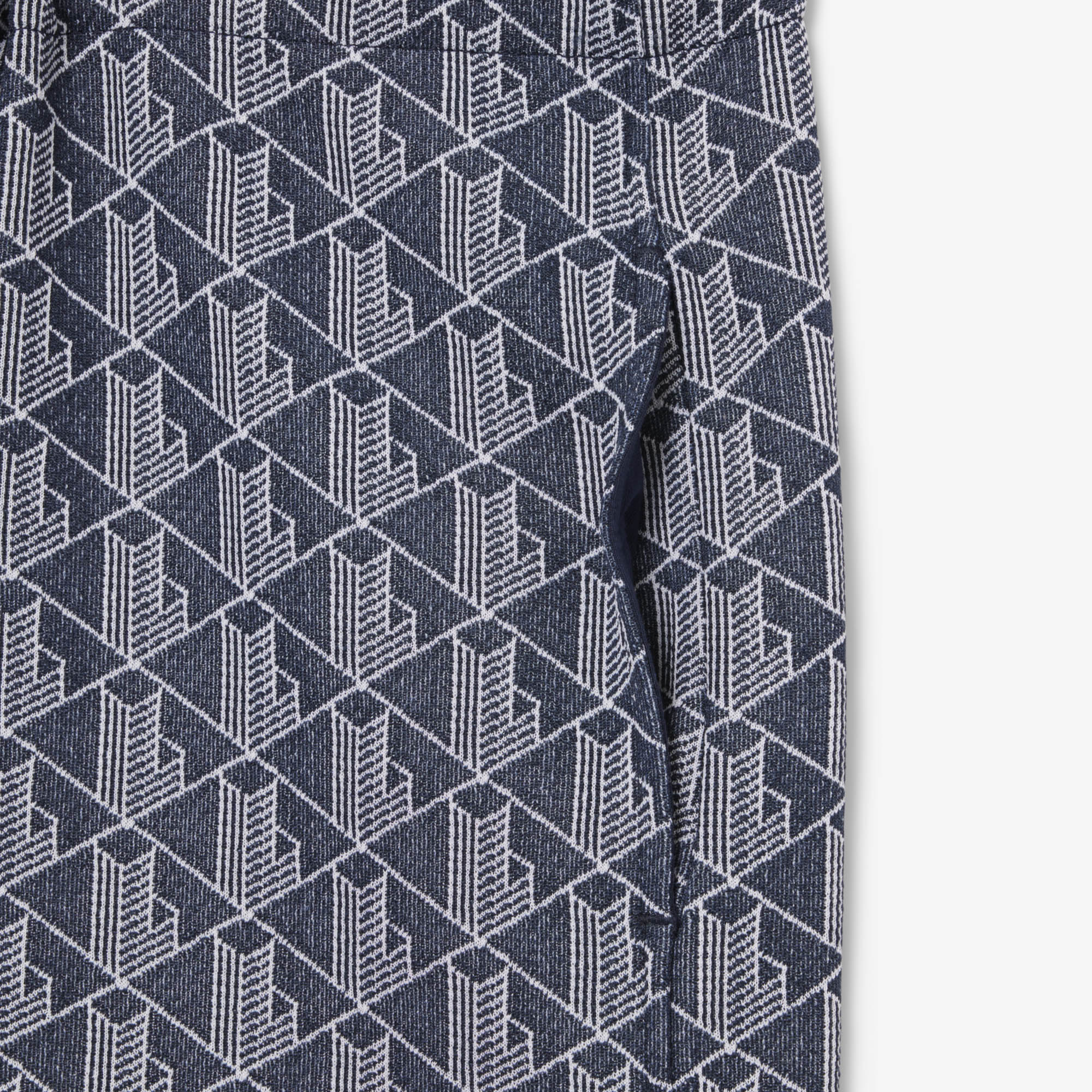 Đầm Hoodie Lacoste Nữ Chất Liệu Jacquard Họa Tiết Monogram