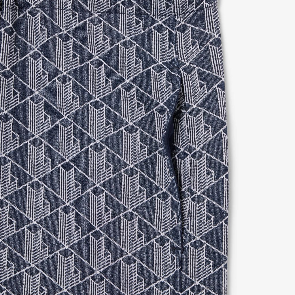 Đầm Hoodie Lacoste Nữ Chất Liệu Jacquard Họa Tiết Monogram