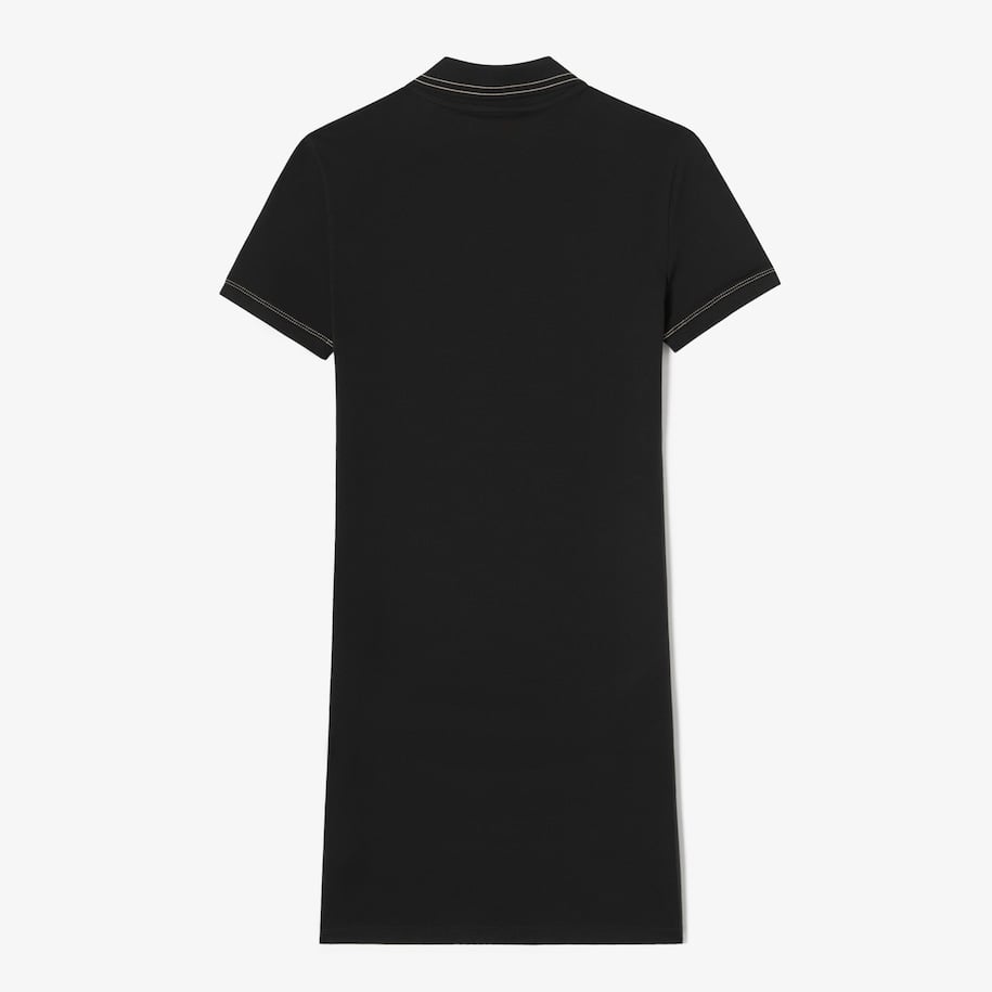 Đầm Polo Lacoste Nữ Ôm Dáng Chất Liệu Piqué Co Giãn