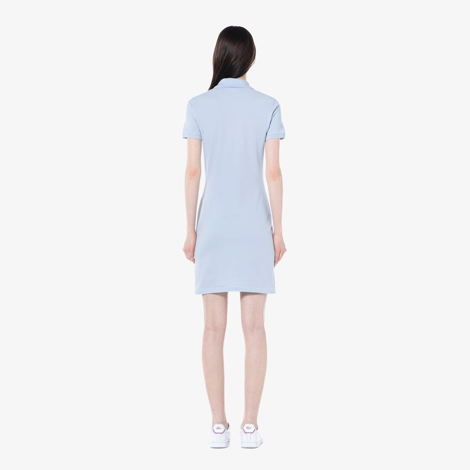 Đầm Polo Lacoste Nữ Ôm Dáng Chất Liệu Piqué Co Giãn