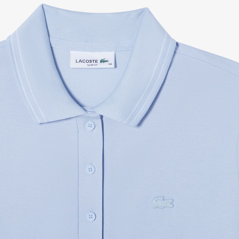 Đầm Polo Lacoste Nữ Ôm Dáng Chất Liệu Piqué Co Giãn