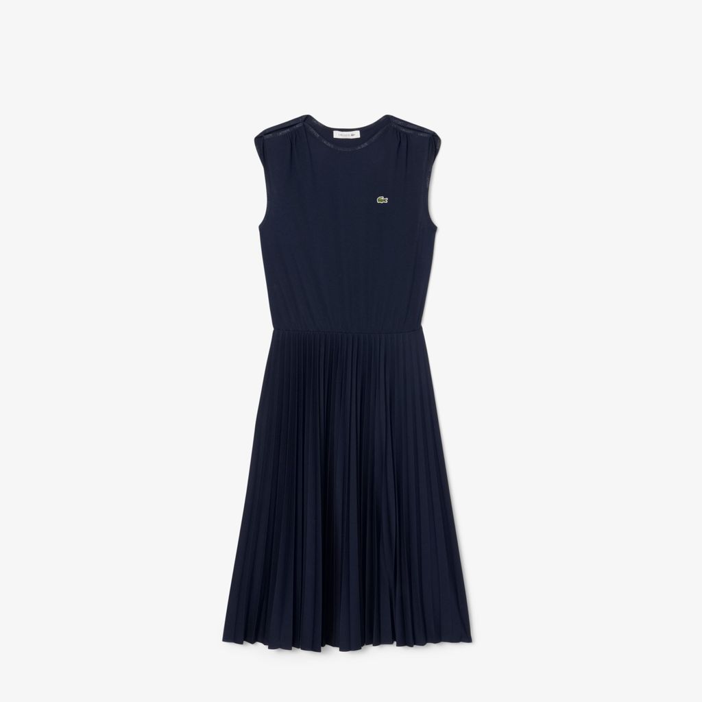 Đầm Xếp Ly Không Tay Lacoste Nữ