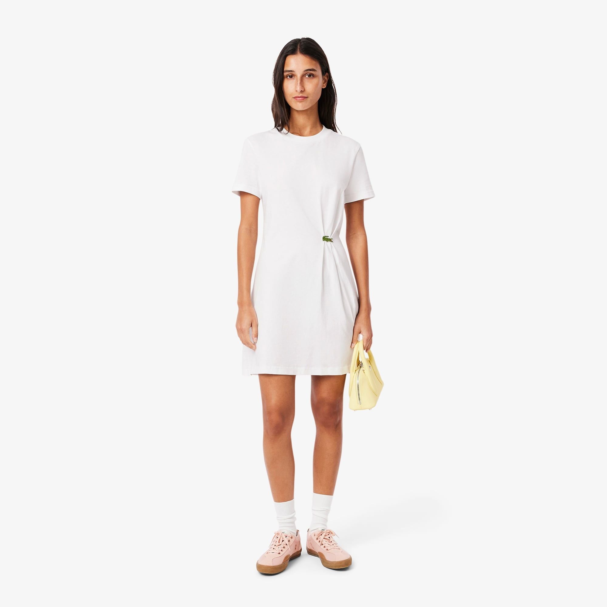 Đầm Thun Lacoste Nữ Xếp Ly