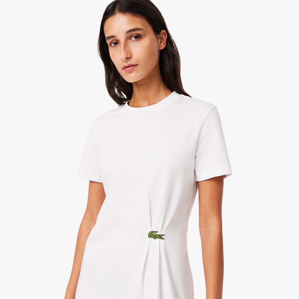 Đầm Thun Lacoste Nữ Xếp Ly