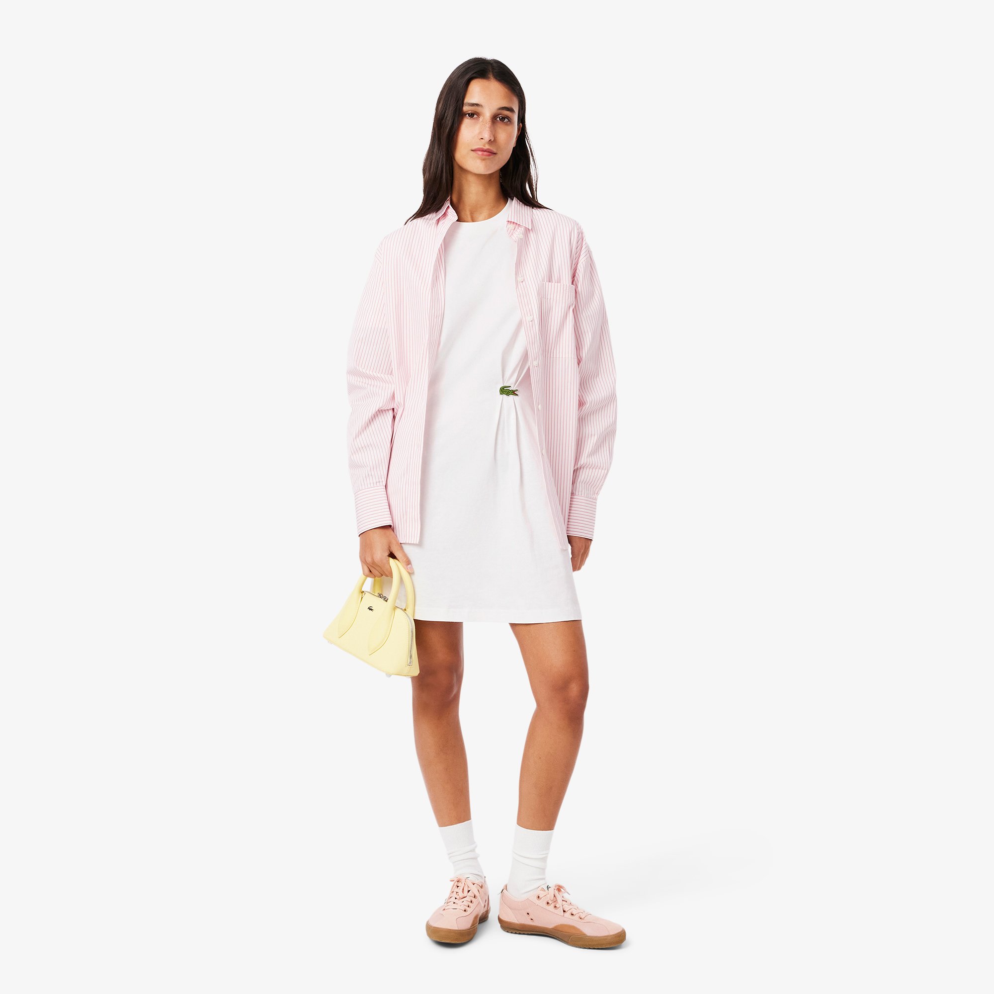 Đầm Thun Lacoste Nữ Xếp Ly