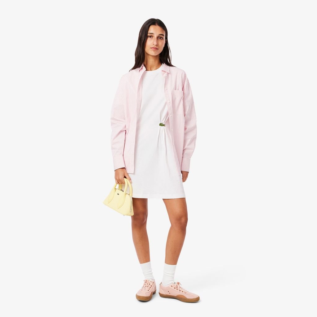 Đầm Thun Lacoste Nữ Xếp Ly